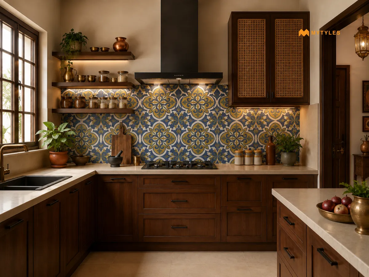 Warm Chettinad Touch in the Kitchen